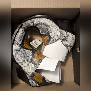 Ariat Jolene Snakeskin Pattern Ankle Boots